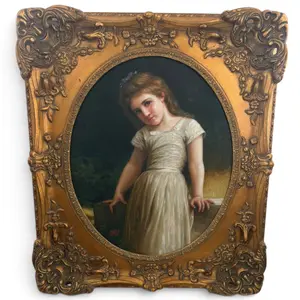 20th C. Portrait of a Young Girl