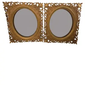 Pair Victorian Gilt Composition Mirrors