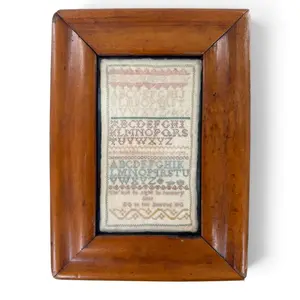 19th C. American Alphabet Sampler