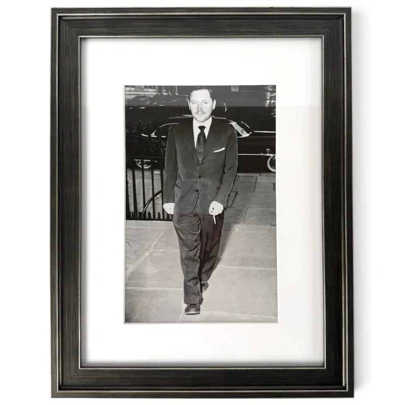 Framed Tennessee Williams Walking Photo from auction in Aberdeen, Mississippi — image 10