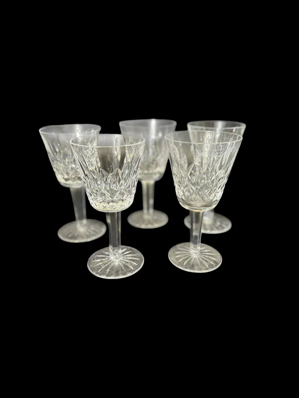 Five Waterford Cut Crystal Cordials from auction in Aberdeen, Mississippi — image 24