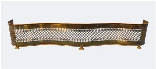 19th C Brass Serpentine Fire Fender from auction in Aberdeen, Mississippi — image 29