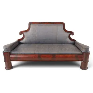 American Empire Mahogany Settee
