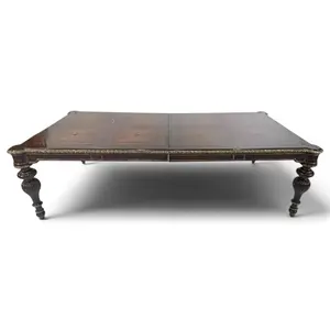 Large Inlaid Parcel-Gilt Dining Table
