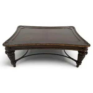 Inlaid Parcel-Gilt Designer Coffee Table