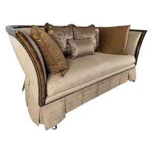 Hollywood Regency-Style Gondola Sofa