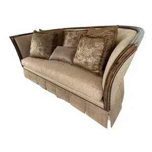 Hollywood Regency-Style Gondola Sofa