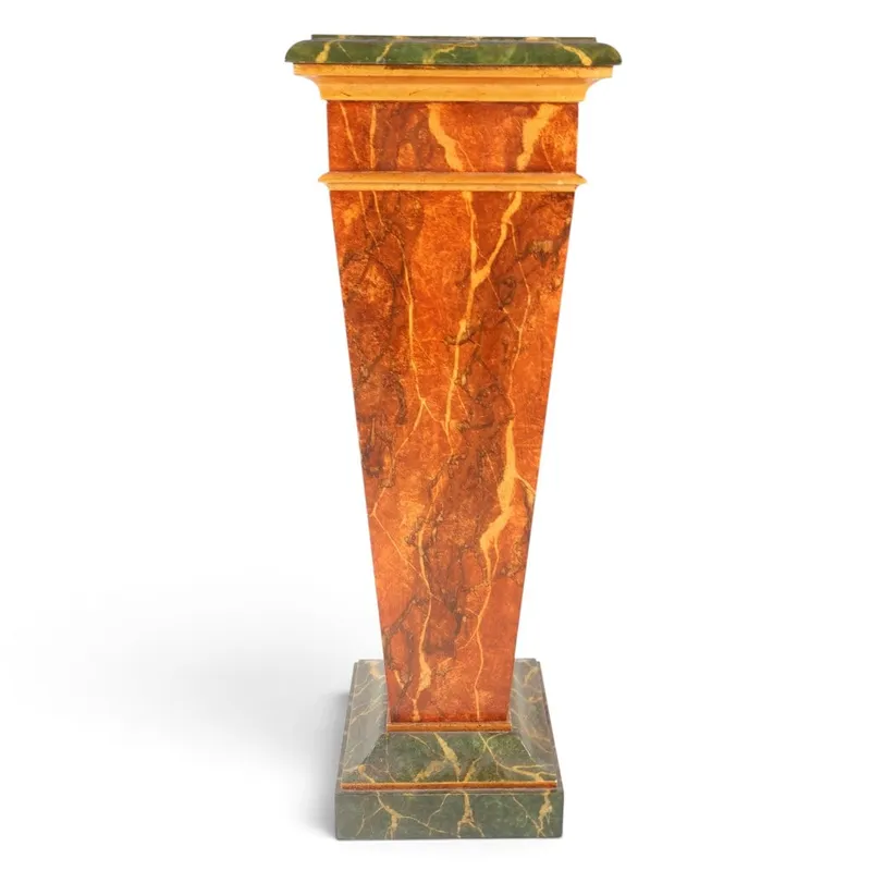 Neoclassical Faux-Marble Painted Pedestal from auction in Aberdeen, Mississippi — image 7