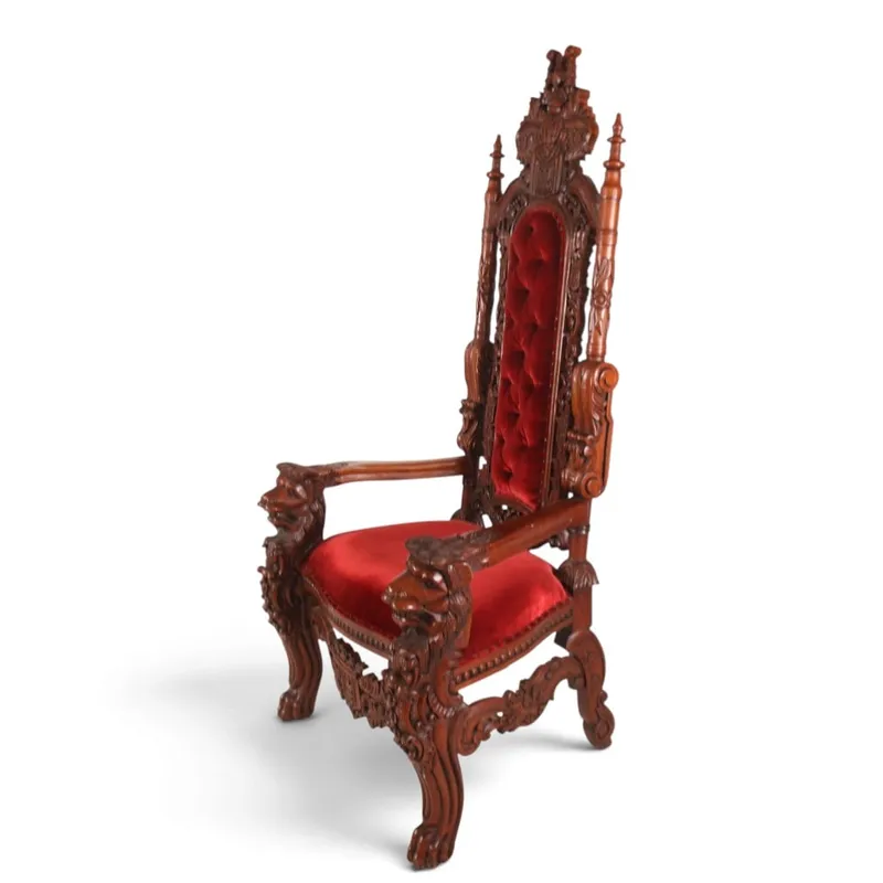 Renaissance Revival Masonic Throne Chair from auction in Aberdeen, Mississippi — image 13