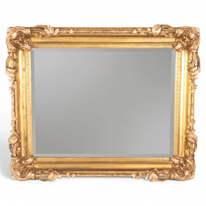 Large Rococo Revival Gilt Mirror from auction in Aberdeen, Mississippi — image 22