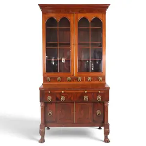 Classical Mahogany Secretary Bookcase