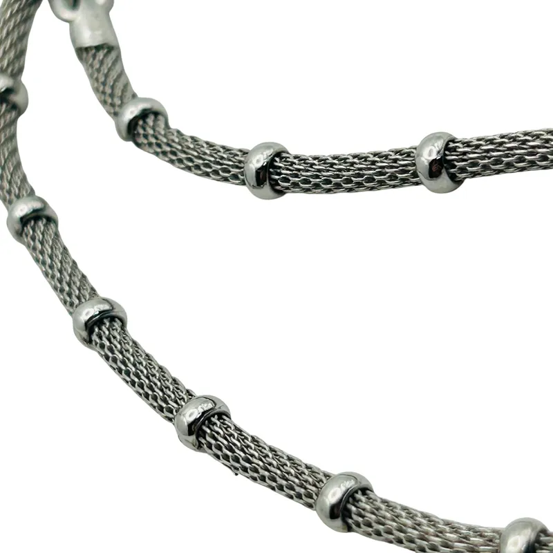 Sterling Mesh Chain Bracelet from auction in Ravenna, Ohio — image 22