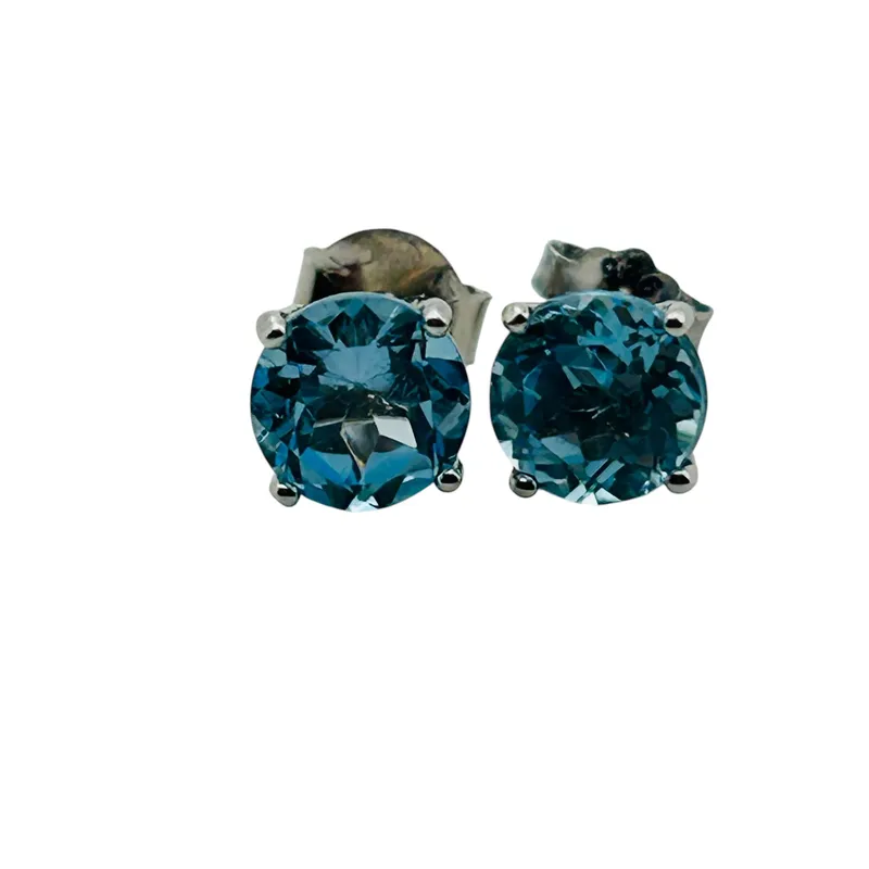 Signed Sterling Topaz Earrings from auction in Ravenna, Ohio — image 41