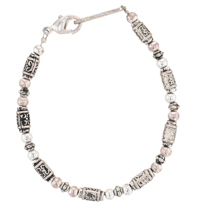 Napier Silver Tone Beaded Bracelet from auction in Ravenna, Ohio — image 16