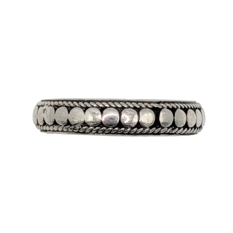 Sterling Silver Coin Dot Ring Size 10 from auction in Ravenna, Ohio — image 5