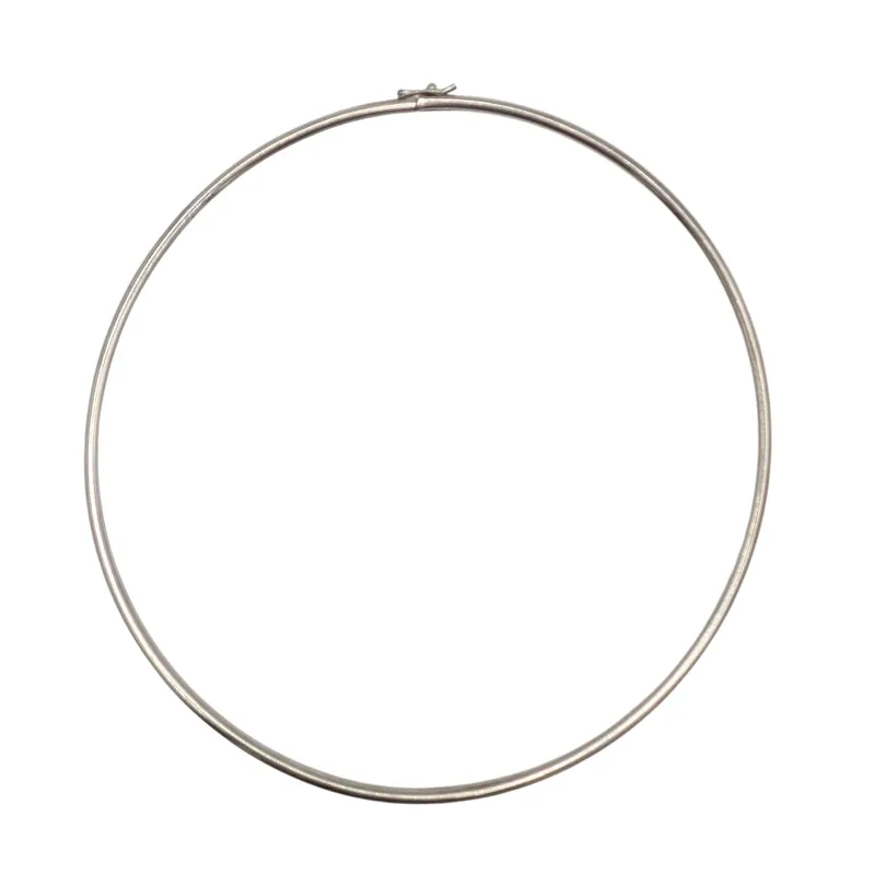 Sterling Silver Hollow Tube Collar Necklace from auction in Ravenna, Ohio — image 11