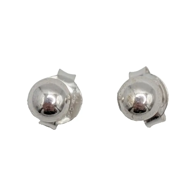 Signed Sterling Silver Ball Stud Earrings from auction in Ravenna, Ohio — image 20