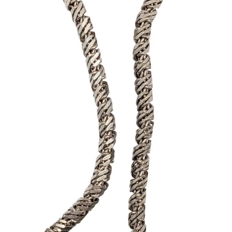 Italy Sterling Silver Twisted Curb Chain Bracelet from auction in Ravenna, Ohio — image 28