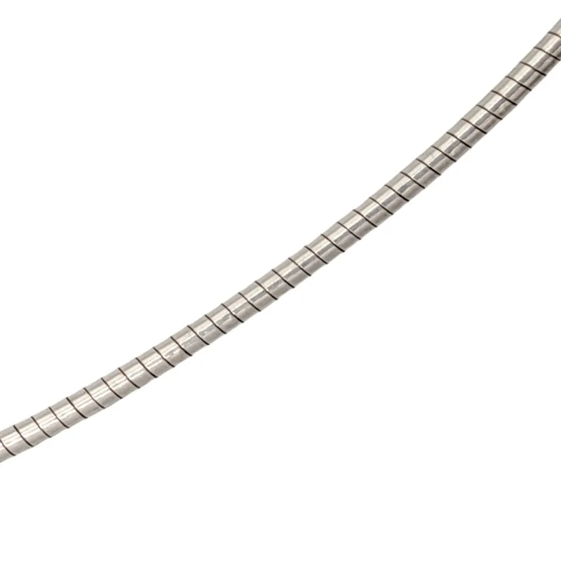 Italy Sterling Silver Snake Chain Necklace from auction in Ravenna, Ohio — image 32