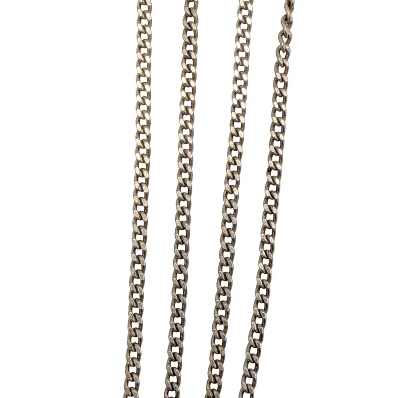 Signed Italy Sterling Silver Curb Chain Necklace from auction in Ravenna, Ohio — image 43