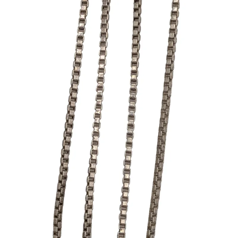 Sterling Box Chain Necklace from auction in Ravenna, Ohio — image 16