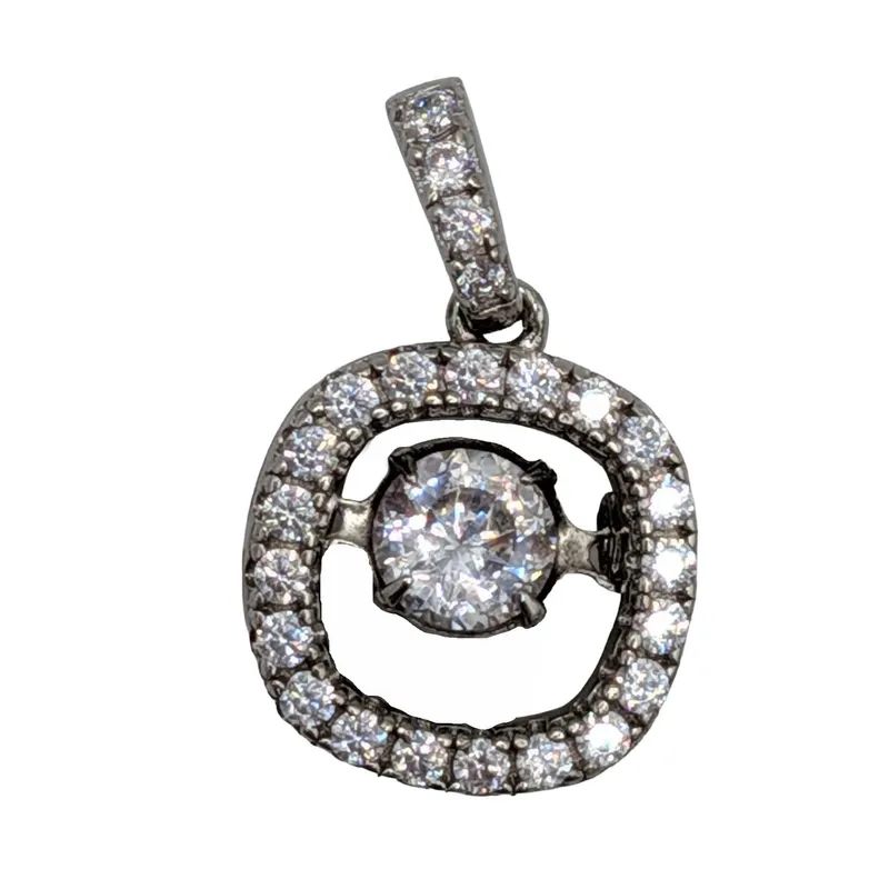 Signed Sterling Silver Cubic Zirconia Pendant from auction in Ravenna, Ohio — image 43