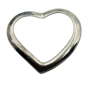 Sterling Heart Cut Out Pendant