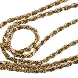 Italy Sterling Rope Chain Necklace