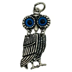 Sterling Owl Charm
