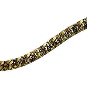 Signed Sterling Flat Chain Bracelet