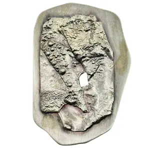 Sterling Abstract Modern Pendant Brooch