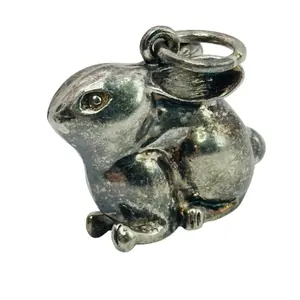 Sterling Bunny Pendant