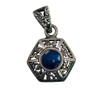 950 Silver Lapis Lazuli Pendant