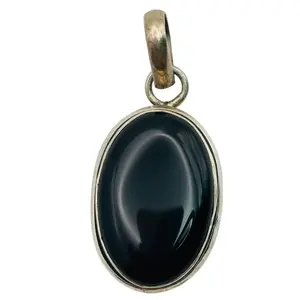 Sterling Onyx Pendant