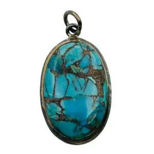 Sterling Turquoise Pendant
