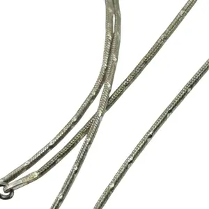 Italy Sterling Round Snake Chain Necklace