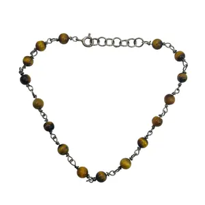 Sterling Tigers Eye Bracelet