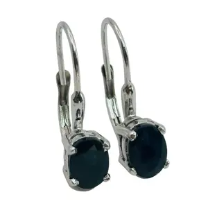 Sterling Sapphire Earrings