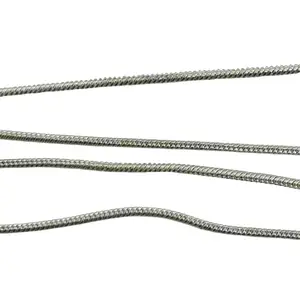 Sterling Round Snake Chain Necklace
