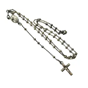 Sterling Religious Cross Rosary