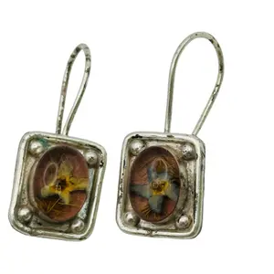 Sterling Resin Pressed Flower