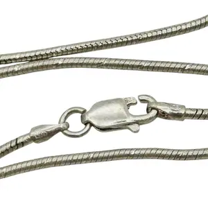 Sterling Round Snake Chain Necklace