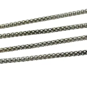 Italy Sterling Popcorn Chain Necklace