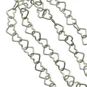 Sterling Heart Chain Magnetic Clasp Necklace