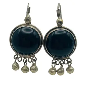 Sterling Onyx Earrings