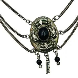 Vintage 800 Silver Wheat Chain Decorative Necklace