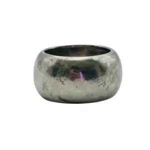 Sterling Thick Band Ring Sz 6