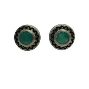 Sterling Aqua Earrings