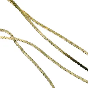 Signed Italy Sterling S Chain Necklace