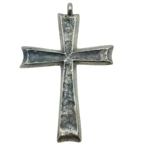 Signed Sterling Cross Pendant
